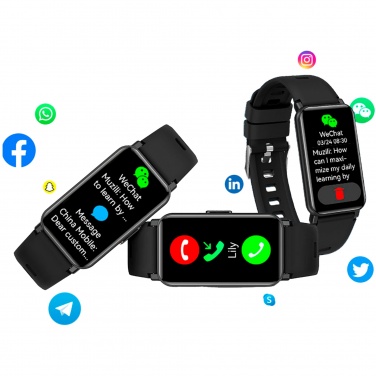 Logotrade promotional item image of: Prixton AT806 multisport smartband with GPS