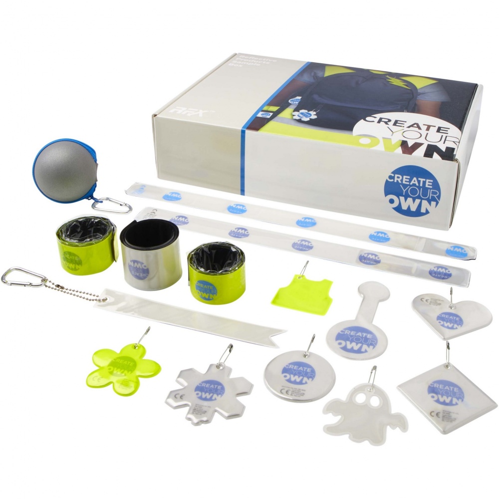 Logo trade promotional gifts picture of: Reflective products sample box
