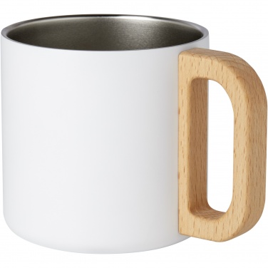 Logo trade business gift photo of: Bjorn 360 ml RCS certified recycled stainless steel mug with copper vacuum insulation