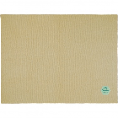 Logo trade promotional merchandise picture of: Suzy 150 x 120 cm GRS polyester knitted blanket
