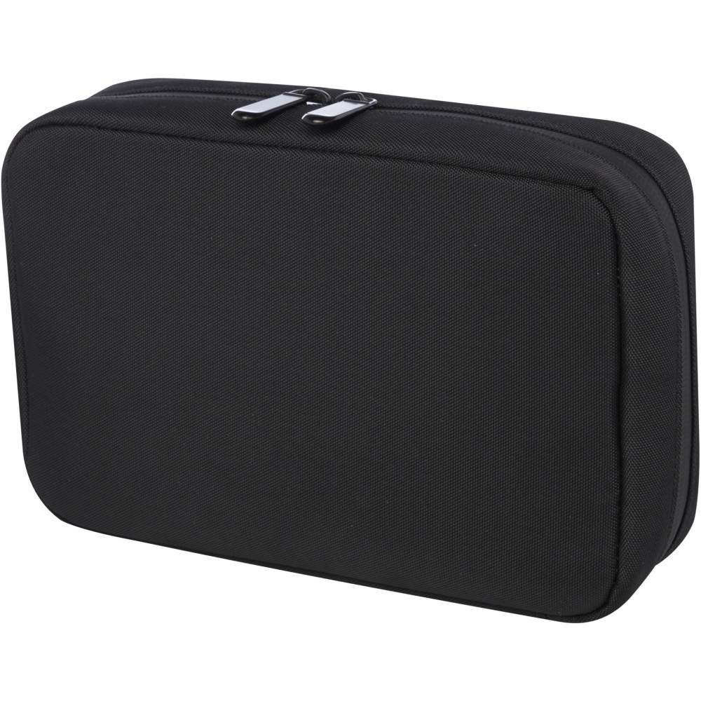 Logo trade corporate gift photo of: Rise GRS recycled organiser pouch  