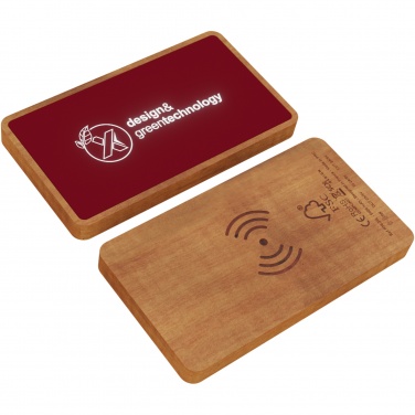 Logo trade promotional items picture of: SCX.design P36 5000 mAh light-up wireless power bank