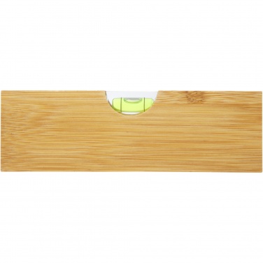 Logo trade promotional giveaway photo of: Flush bamboo spirit level with bottle opener