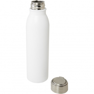 Logo trade promotional product photo of: Harper 700 ml RCS certified stainless steel water bottle with metal loop