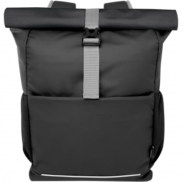 Logotrade promotional items photo of: Aqua 15" GRS recycled water resistant roll-top bike bag 20L