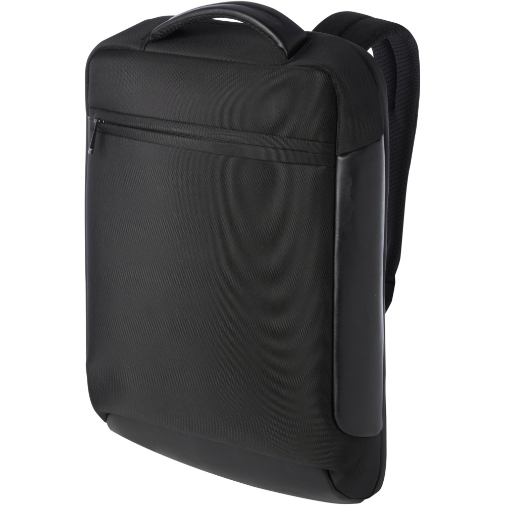 Logo trade promotional merchandise picture of: Expedition Pro 15.6" GRS recycled compact laptop backpack 12L