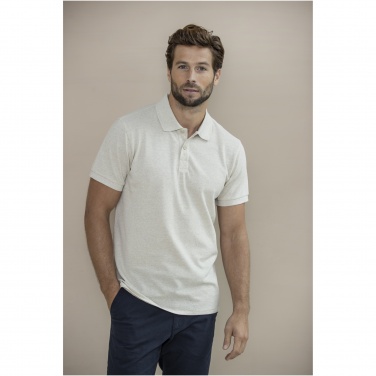 Logo trade promotional products image of: Emerald short sleeve unisex Aware™ recycled polo