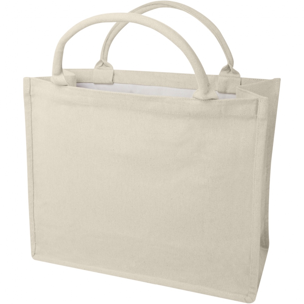 Logo trade corporate gifts image of: Page 500 g/m² Aware™ recycled book tote bag