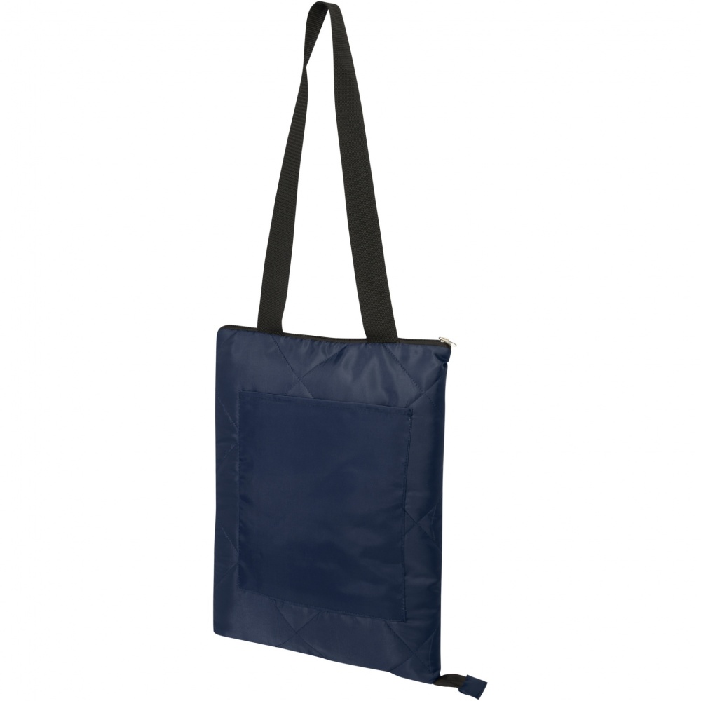 Logo trade business gift photo of: Clary GRS recycled polyester picnic blanket