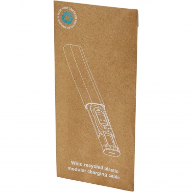 Logo trade business gift photo of: Whiz recycled plastic modular charging cable 