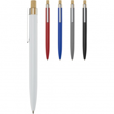Logotrade promotional gift image of: Nooshin recycled aluminium ballpoint pen  (blue ink)