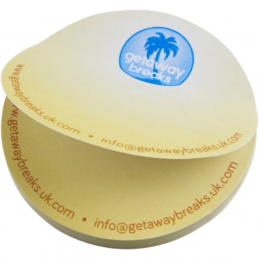 Logotrade promotional product image of: Sticky-Mate® circle-shaped recycled sticky notes