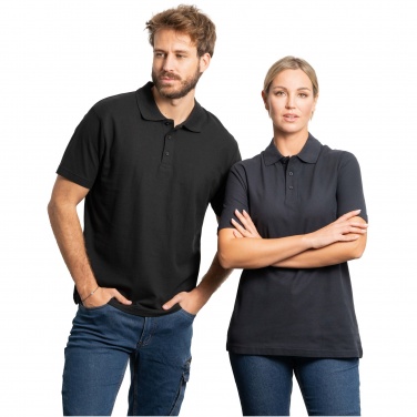 Logo trade promotional merchandise photo of: Austral short sleeve unisex polo