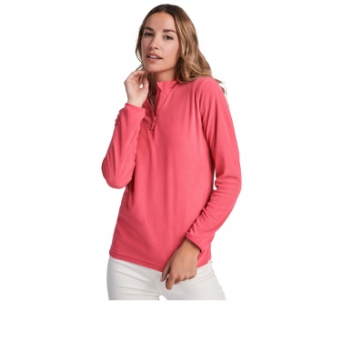 Logo trade business gifts image of: Himalaya women's quarter zip fleece jacket