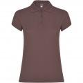 Star short sleeve women's polo, Pale Red