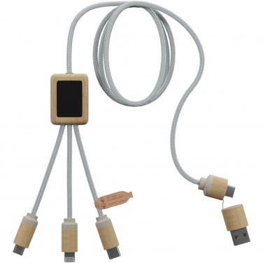 Logo trade advertising products picture of: SCX.design C49 5-in-1 charging cable