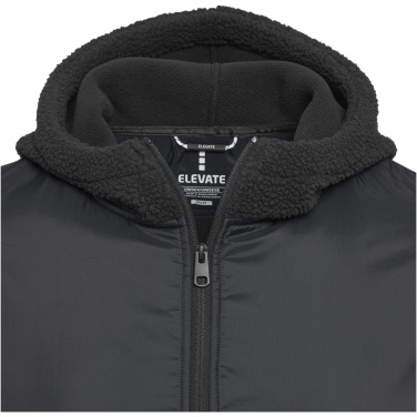 Logo trade promotional giveaway photo of: Evans unisex recycled sherpa fleece