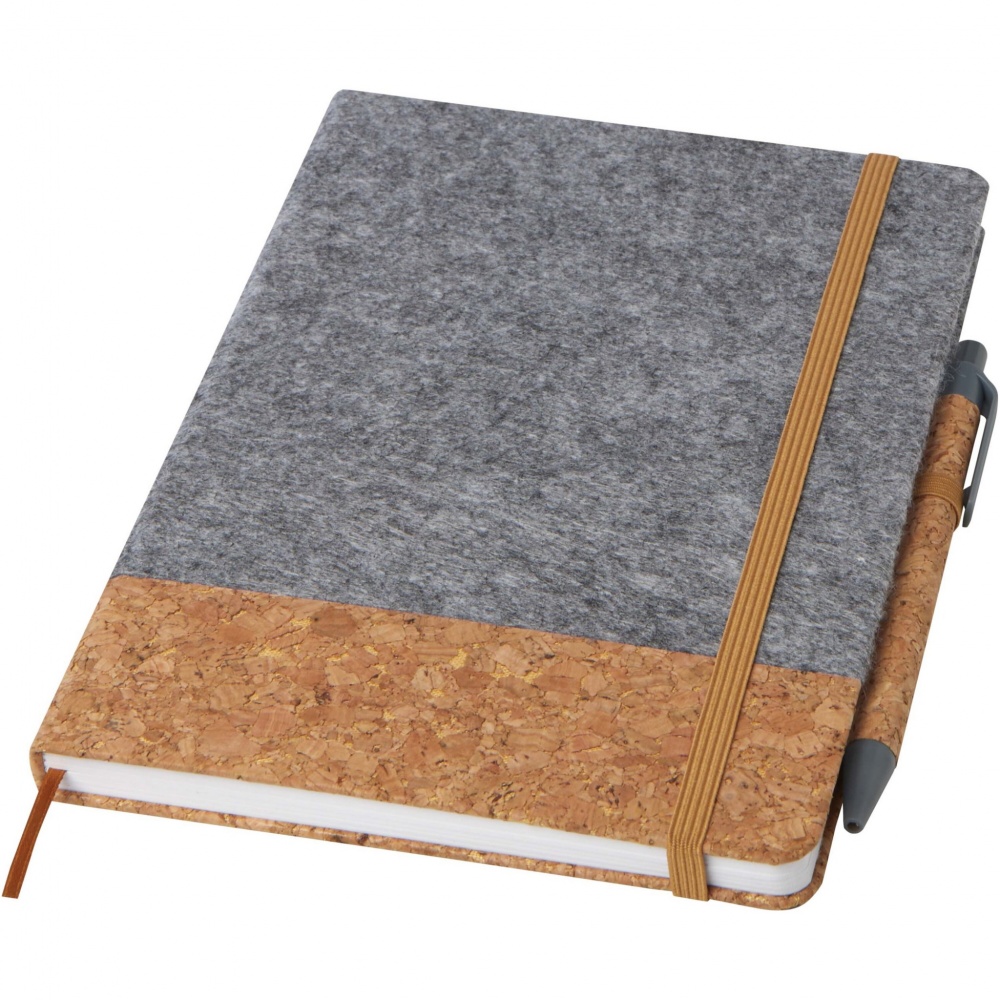 Logo trade promotional giveaways picture of: Veronica A5 hard cover notebook