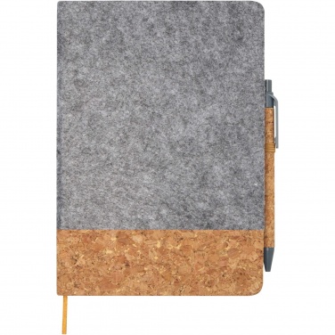 Logo trade advertising product photo of: Veronica A5 hard cover notebook
