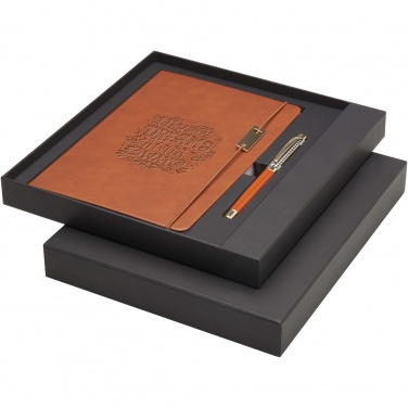 Logotrade promotional gifts photo of: Legato A5 notebook and rollerball pen set 