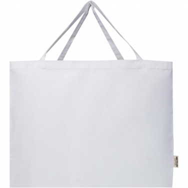 Logo trade promotional items image of: Odessa 220 g/m² GRS recycled cotton large tote bag