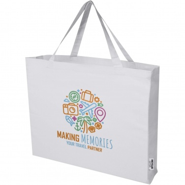 Logotrade promotional gift image of: Odessa 220 g/m² GRS recycled cotton large tote bag