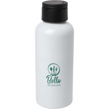 Logotrade advertising product image of: Trinity 600 ml RCS certified recycled aluminium water bottle with RPET lid