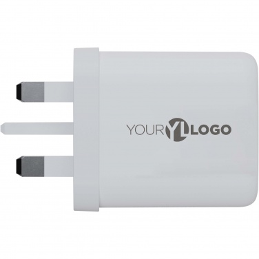 Logo trade promotional merchandise photo of: Xtorm XEC067G GaN² Ultra 67W wall charger - UK plug