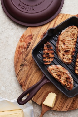 Logo trade business gifts image of: VINGA Monte enamelled grill pan