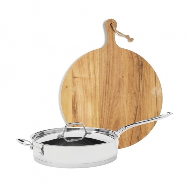 Logo trade promotional gifts picture of: VINGA Buscot Round Serving Board