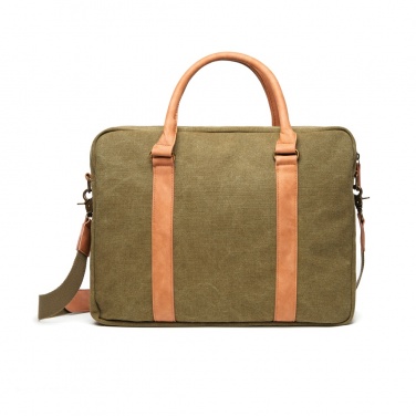 Logo trade corporate gifts picture of: VINGA Bosler RCS recycled canvas computer bag