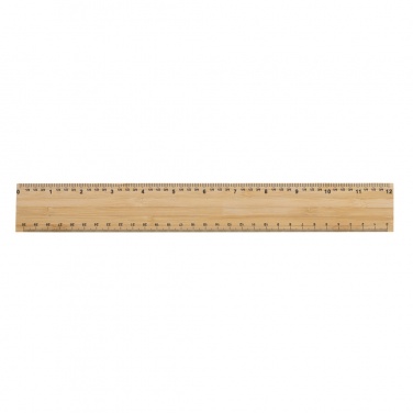 Logotrade advertising products photo of: Timberson extra thick 30cm double sided bamboo ruler