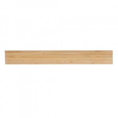 Logo trade promotional merchandise photo of: Timberson extra thick 30cm double sided bamboo ruler