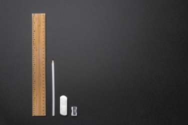 Logo trade advertising products image of: Timberson extra thick 30cm double sided bamboo ruler