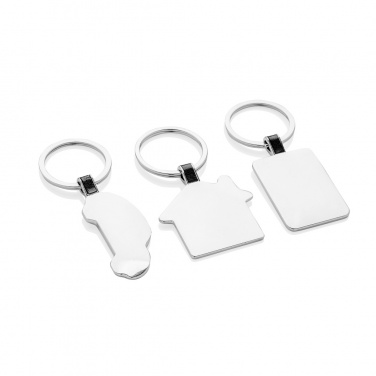 Logotrade promotional items photo of: RCS recycled zinc alloy car keyring