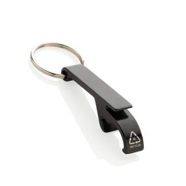 Logotrade corporate gift picture of: RCS recycled aluminum bottle and can opener