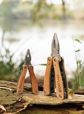 Logo trade promotional items image of: Wood multitool mini