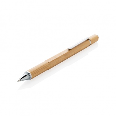 Logo trade promotional merchandise photo of: Bamboo 5-in-1 toolpen
