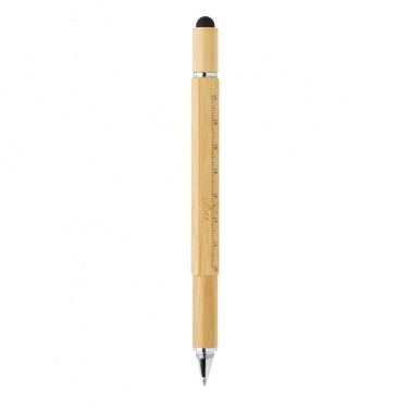 Logotrade promotional merchandise photo of: Bamboo 5-in-1 toolpen