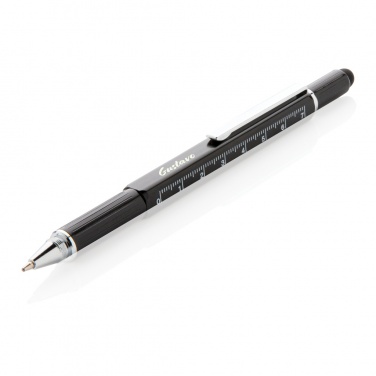 Logotrade promotional giveaway image of: 5-in-1 aluminium toolpen