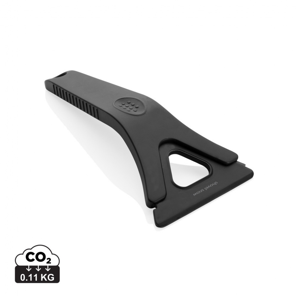 Logo trade promotional merchandise picture of: Polard RCS certified recycled plastic 3-in-1 ice scraper
