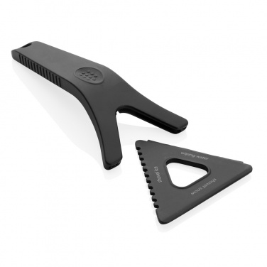 Logo trade promotional merchandise picture of: Polard RCS certified recycled plastic 3-in-1 ice scraper