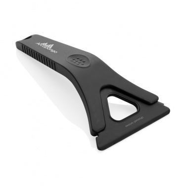 Logo trade advertising products image of: Polard RCS certified recycled plastic 3-in-1 ice scraper