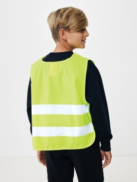 Logo trade business gifts image of: GRS recycled PET high-visibility safety vest 7-12 years