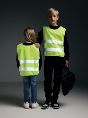 Logotrade promotional items photo of: GRS recycled PET high-visibility safety vest 7-12 years