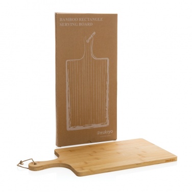 Logo trade promotional giveaways picture of: Ukiyo bamboo rectangle serving board