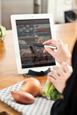 Logo trade advertising products picture of: Chef tablet stand with touchpen