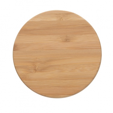 Logo trade corporate gifts image of: Ukiyo deluxe scented candle with bamboo lid