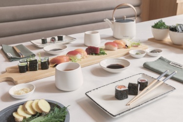 Logo trade corporate gifts picture of: Ukiyo 3pc serving bowl set with bamboo tray
