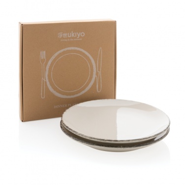 Logotrade corporate gift image of: Ukiyo dinner plate set of 2